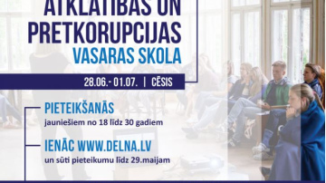 MEKLĒJAM AKTĪVUS CILVĒKUS LATVIJAS REĢIONOS DALĪBAI DELNAS VASARAS SKOLĀ!