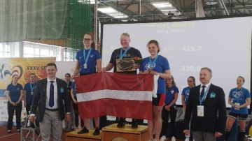 35. SELL Studentu sporta spēlēs RTA absolvente Marika Magaziņa izcīna 1. vietu klasiskās spēka trīscīņas (powerlifting)