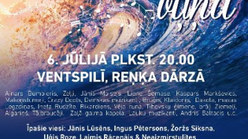 Ventspilniekus aicina izvēlēties šlāgerfestivāla “Uz dziesmotā viļņa” populārāko dziesmu.