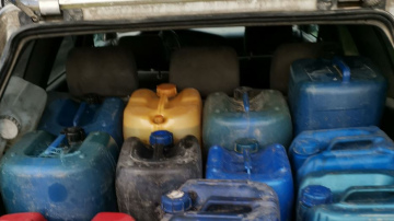 Bauskas policisti atsavināja 300 litrus nelegālo dīzeļdegvielu