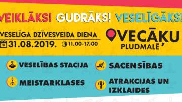 Pavadi aktīvu dienu kopā ar ģimeni un draugiem  Veselīga dzīvesveida dienā Vecāķu pludmalē!