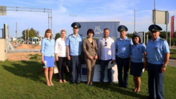 VNĪ un Baltkrievijas muitas komiteja iepazīstas ar “Pāternieki” robežas modernizācijas gaitu