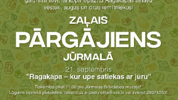 Aicinām 21.septembrī uz BEZMAKSAS zaļo pārgājienu Ragakāpā