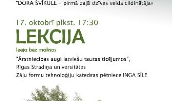 Oktobrī Talsu novada muzejs aicina pieaugušos uz izglītojošiem pasākumiem