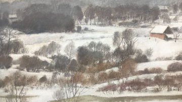 “Jūras vārtos” skatāma Valda Līcīša pasteļu izstāde