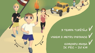 Norisināsies skrējiens apkārt Latvijai “Gaismas ceļš”