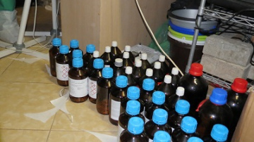 Valsts policija Krimuldas novadā aptur metadona laboratorijas darbību