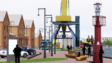 Par vides objektu portālceltni “GANZ”