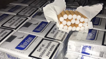 Uz aizdomu pamata par nelegālo cigarešu tirdzniecību Tukumā aizturēts vīrietis