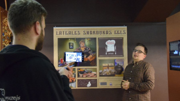 Izstādes atklāšana Šmakovkas muzejā