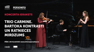 Digitālā koncertzāle “Lielais dzintars” piedāvā  “Trio Carmine” debijas koncerta ierakstu