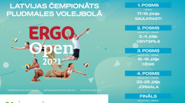 "ERGO Open" sezona sāksies 17. jūnijā ar "Saulkrastu kokteili" skatītāju klātbūtnē