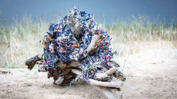 Ilzes Rudzītes tekstilmākslas izstāde „Starp divām jūrām”