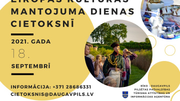 Daugavpils cietoksnis aicina uz Eiropas kultūras mantojuma dienu 18. septembrī