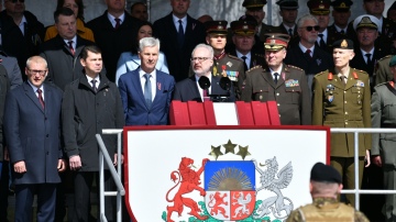 Valsts prezidenta Egila Levita uzruna Latvijas neatkarības atjaunošanas dienai veltītajā Nacionālo bruņoto spēku