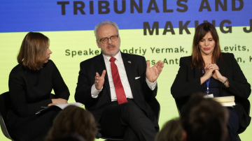 Valsts prezidents: jāveido starptautisks tribunāls Krievijas agresijas nozieguma Ukrainā iztiesāšanai