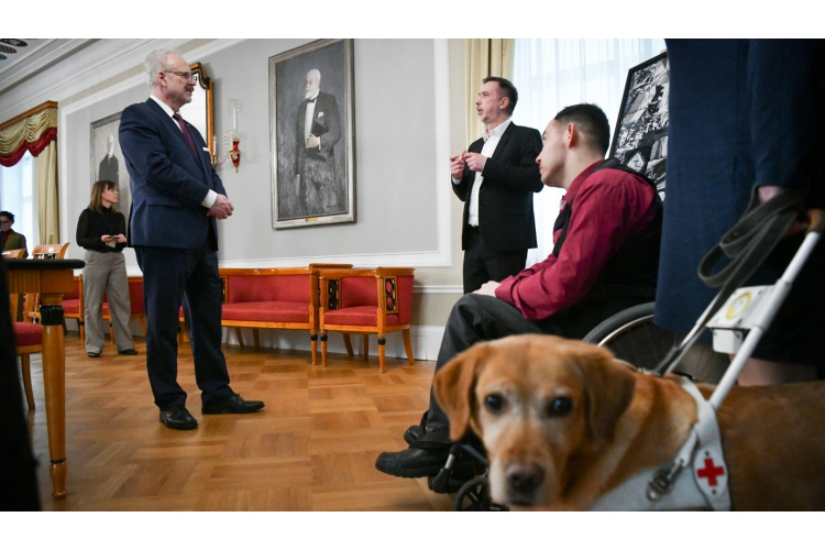 Valsts prezidents pārrunā jautājumus par cilvēku ar invaliditāti iekļaušanu sabiedrībā