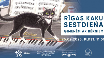 Rīgas kaķu sestdiena ģimenēm ar bērniem muzejā “Rīgas Jūgendstila centrs”