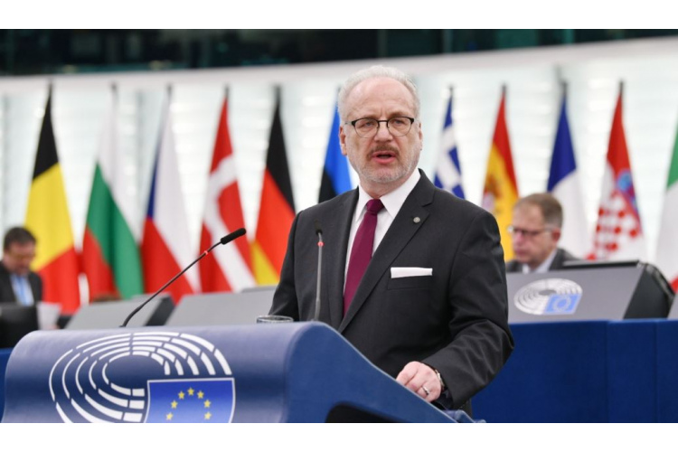Valsts prezidenta Egila Levita runa Eiropas Parlamentā