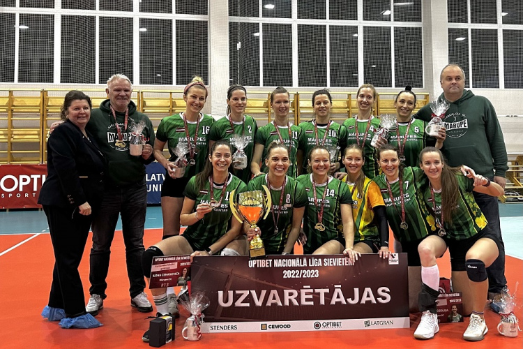 “Optibet” Nacionālajā līgā uzvar “Mārupes SC” volejbolistes