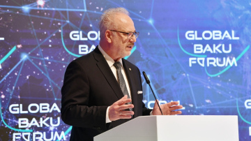 Valsts prezidents 10. Globālajā Baku forumā uzsver nepieciešamību turpināt atbalstīt Ukrainu