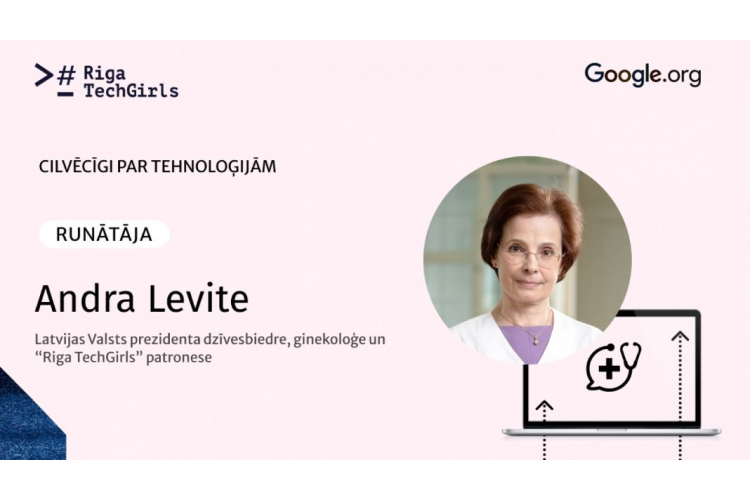 Andras Levites uzruna Riga TechGirls programmas veselības aprūpes speciālistiem “Cilvēcīgi par tehnoloģijām” atklāšanā