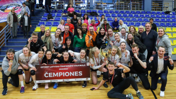 Volejbols - Latvijas čempionāts sievietēm uzvarētājas