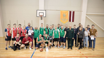 Robežsardzē noskaidroti čempionāta uzvarētāji basketbolā