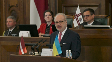 Valsts prezidenta runa Saeimas ārkārtas sēdē par godu Latgales kongresa dienai