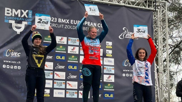 Latvijas jaunajiem un amatieru BMX sportistiem sešas godalgas EK 4. posmā