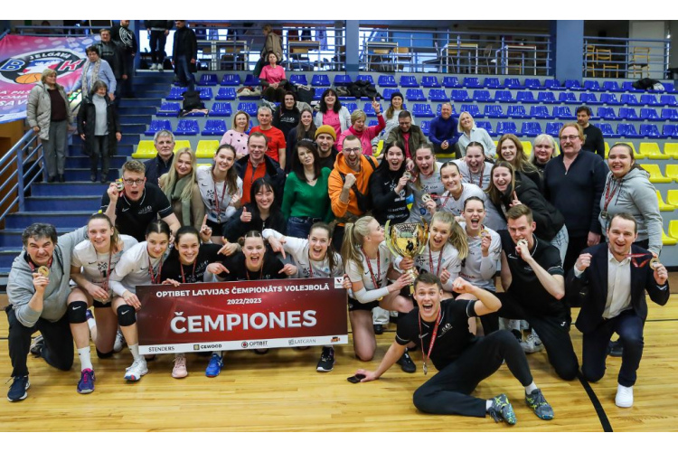 Volejbols - Latvijas čempionāts sievietēm uzvarētājas