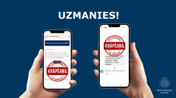 VID aicina iedzīvotājus uzmanīties no krāpniekiem internetā