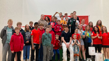Eiropas junioru reitinga skvoša turnīrā Rīgā Latvijai 3 medaļas