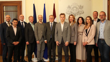 Finanšu ministrs Arvils Ašeradens tikās ar Nekustamā īpašuma attīstītāju alianses