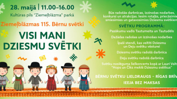Ziemeļblāzmas 115. Bērnu svētki tiks aizvadīti gaidāmo Dziesmu svētku zīmē