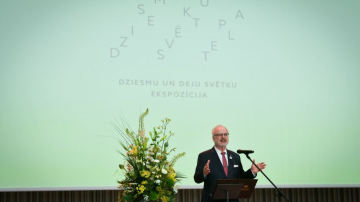Valsts prezidents: Dziesmu svētku tradīcija ir nesaraujami saistīta ar latviešu nācijas izaugsmi 