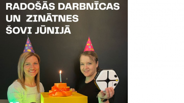 Atzīmējot VIZIUM 1. jubilejas gadu, jūnijā radošo  darbnīcu un zinātnes šova tēma veltīta svētku svinēšanai