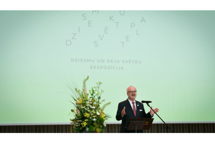 Valsts prezidents: Dziesmu svētku tradīcija ir nesaraujami saistīta ar latviešu nācijas izaugsmi 