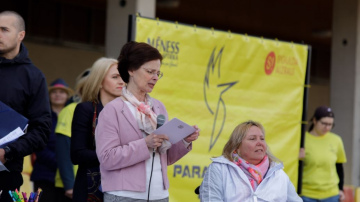 Andras Levites uzruna paralimpiskās sportošanas svētkos “Parasporta dienas”