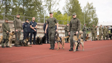 Kinoloģijas dienestu sacensības tiek rīkotas jau 23.reizi