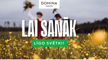 Tuvojoties vasaras saulgriežiem, tirdzniecības centrs “Domina Shopping” informē par izmaiņām savā darba laikā.