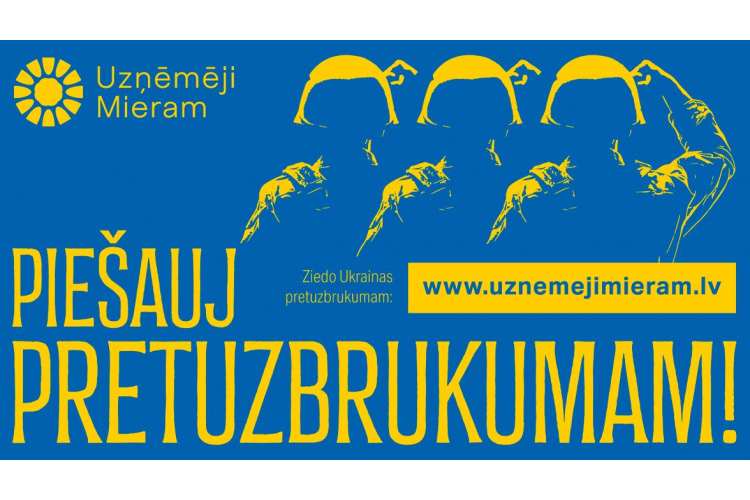 Fonds “Uzņēmēji mieram” uzsāk jaunu ziedojumu kampaņu “Piešauj pretuzbrukumam!”