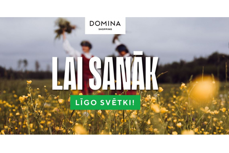 Tuvojoties vasaras saulgriežiem, tirdzniecības centrs “Domina Shopping” informē par izmaiņām savā darba laikā.