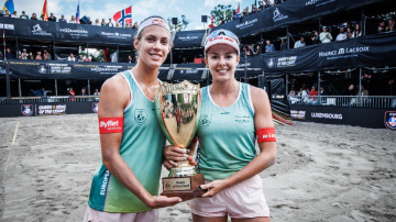 Anastasija Samoilova un Tīna Graudiņa triumfē Eiropas “Queen of the Court” finālturnīrā