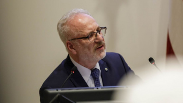 FOTO/VIDEO: Valsts prezidenta Egila Levita uzruna 58. Baltijas Tautu komeršā
