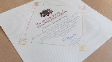 Valsts prezidents cildina Zvejnieku ģimenes stipendiju fonda ieguldījumu Latvijas jauniešu izglītībā