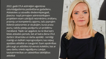 CFLA sagatavojusi pārskatu par 2022. gadu