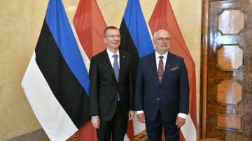 Valsts prezidents Edgars Rinkēvičs pirmajā ārvalstu vizītē apmeklē Igaunijas Republiku