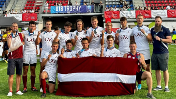 Latvijas U18 Regbijs-7 puišu izlase  izcīna 2.vietu Eiropas čempionātā Polijā!