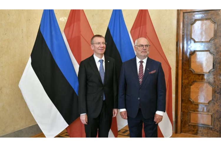 Valsts prezidents Edgars Rinkēvičs pirmajā ārvalstu vizītē apmeklē Igaunijas Republiku
